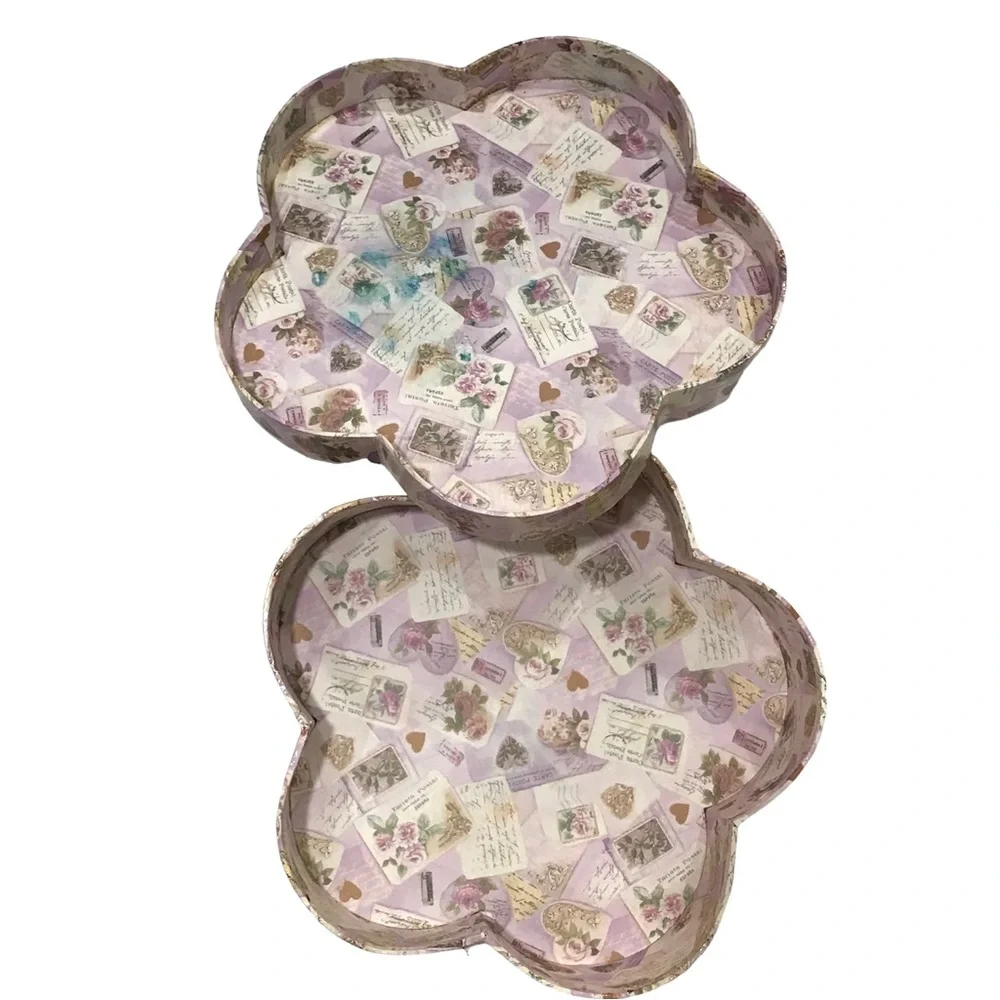 Keepsake Memory Postcard Print Petal Box Storage